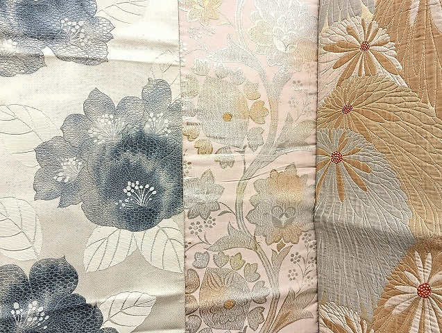 平和屋着物■名古屋帯 まとめて100点 薔薇 花柄 正倉院 刺繍 金銀糸 など 着用可能多数 未使用品あり 全て正絹 mmm1476