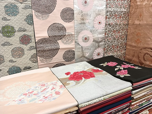 平和屋着物■名古屋帯 まとめて100点 鳳凰 更紗 薔薇 花柄 金彩 金銀糸 など 着用可能多数 未使用品あり 全て正絹 mmm1477