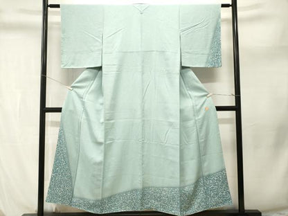 平和屋着物■訪問着　作家物　霰文　暈し染め　正絹　逸品　CABL3966ev