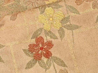 平和屋着物■訪問着　刺繍　流水枝垂れ桜文　暈し染め　金彩　やまと誂製　正絹　逸品　CABM1201ev