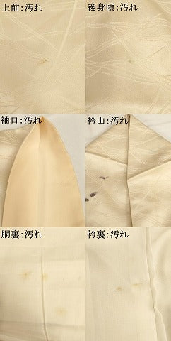 平和屋着物■上質な小紋　寿光織　草木文　正絹　逸品　AABM0396ja
