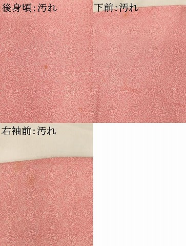 平和屋着物■江戸小紋　霞草花文　正絹　逸品　AABM0401ja