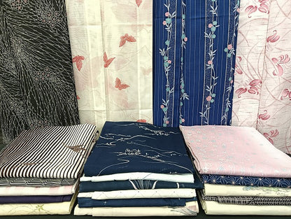 平和屋着物■夏物 小紋 絽 紗 洗える着物 まとめて20点 鳥 蝶 風景 花柄 着用可能多数 mmm1488
