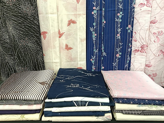 平和屋着物■夏物 小紋 絽 紗 洗える着物 まとめて20点 鳥 蝶 風景 花柄 着用可能多数 mmm1488