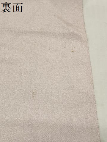 平和屋着物▼江戸小紋　反物　着尺　作家物　切り嵌め草花文　八掛付き　未使用　DABJ4955zy