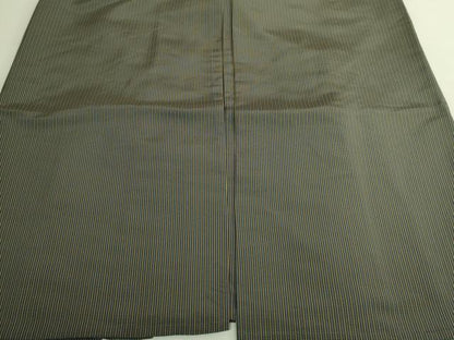 平和屋本店●極上　銀座もとじ　男性　馬乗り袴　縞　たとう紙付き　逸品　DZAC0177kh6