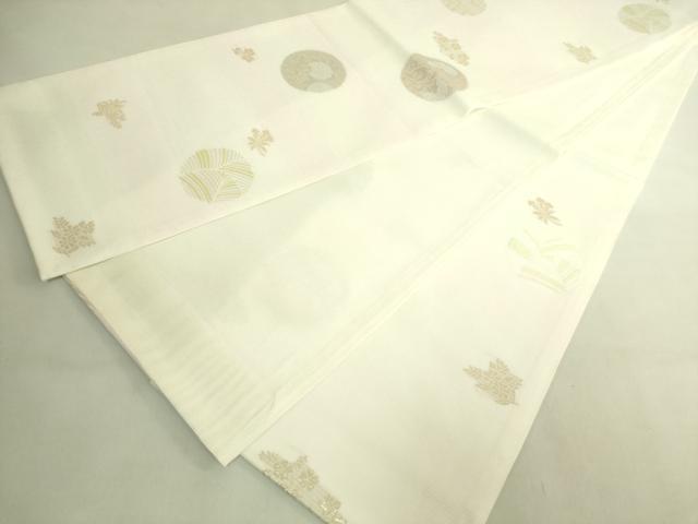 平和屋着物＊極上　夏物　西陣　京都イシハラ謹製　六通柄袋帯　唐織　花丸文　証紙付き　逸品　未使用　DZAC0191kh6
