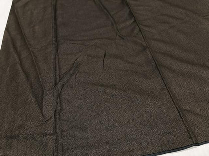 平和屋着物■男性　お召　干割れ文　正絹　逸品　CABL4368ua