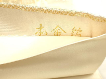 平和屋本店▼全通全景柄袋帯　人物風景文　本金箔　正絹　逸品　DABJ6289sf