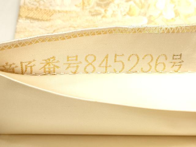 平和屋本店▼全通全景柄袋帯　人物風景文　本金箔　正絹　逸品　DABJ6289sf