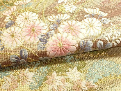 平和屋本店▼六通柄袋帯　京百景　清水寺　本金箔　正絹　逸品　DABJ6318sf