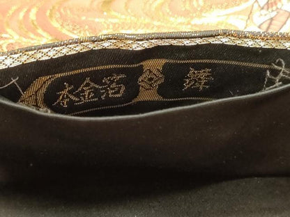 平和屋本店▼六通柄袋帯　唐織　舞姿　本金箔　正絹　逸品　DABJ6427sf