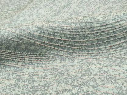平和屋着物■上質な小紋　霞流水文　暈し染め　正絹　逸品　DABK3310qa