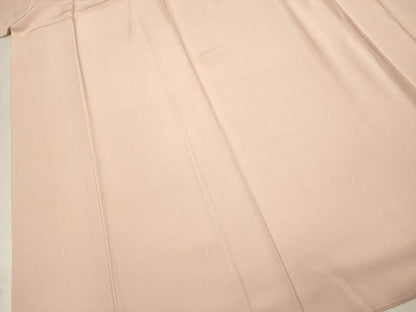 平和屋着物■上質な色無地　薄桜色　正絹　逸品　DABJ9298ya