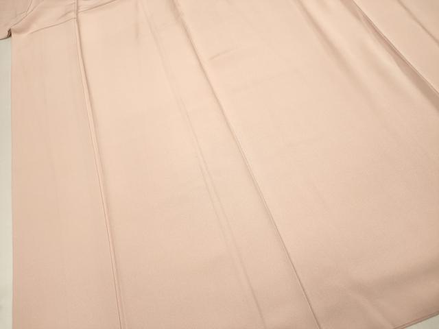 平和屋着物■上質な色無地　薄桜色　正絹　逸品　DABJ9298ya