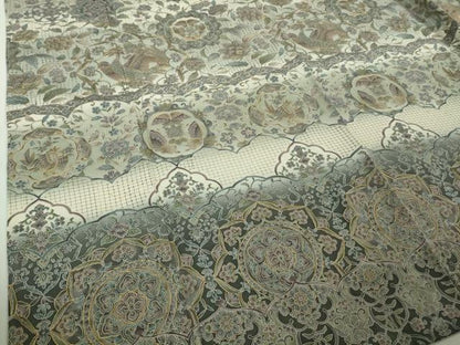 平和屋本店●極上　中国三大刺繍　スワトウ刺繍 汕頭刺繍　訪問着　鳳凰正倉院花蝶文　暈し染め　金糸　ますいわ屋扱い　逸品　DZAB6324kh6