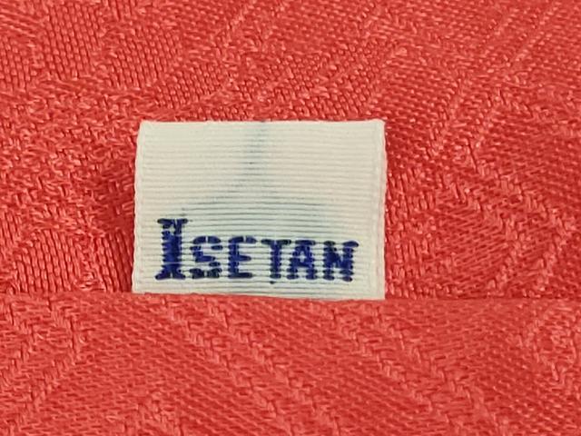 平和屋本店●極上　創業460年・千總　訪問着　駒刺繍　花丸文　紅緋色地　金彩　伊勢丹扱い　逸品　DZAB5929kh6