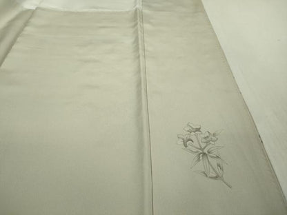 平和屋本店●極上　中国三大刺繍　相良刺繍　訪問着　秋草文　桜色地　金糸　ロング丈　逸品　DZAB4426kh6