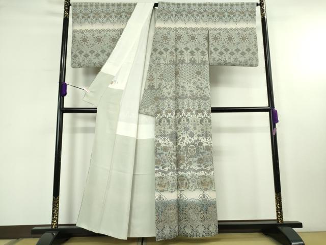 平和屋本店●極上　中国三大刺繍　スワトウ刺繍 汕頭刺繍　訪問着　鳳凰正倉院花蝶文　暈し染め　金糸　ますいわ屋扱い　逸品　DZAB6324kh6