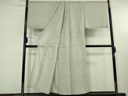 平和屋本店＊極上　夏物　男性　本場大島紬　夏大島　白大島　キングサイズ　150亀甲　総詰め　逸品　DZAA6224kh6