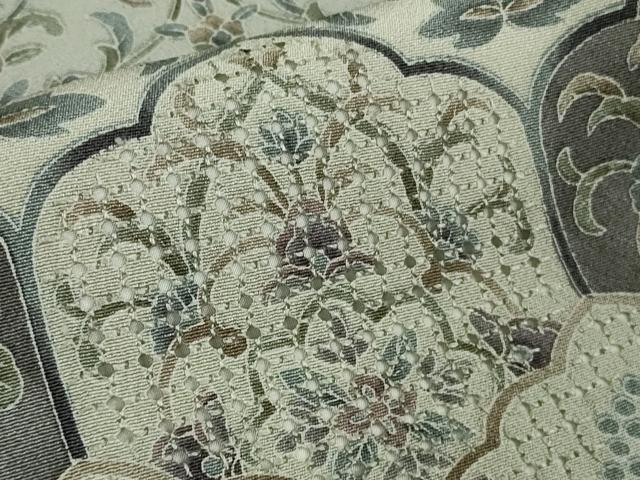 平和屋本店●極上　中国三大刺繍　スワトウ刺繍 汕頭刺繍　訪問着　鳳凰正倉院花蝶文　暈し染め　金糸　ますいわ屋扱い　逸品　DZAB6324kh6