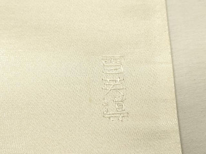 平和屋着物▼中国三大刺繍　蘇州刺繍　総刺繍　太鼓柄袋帯　雪英導　色紙重ね花文　金銀糸　正絹　逸品　未使用　DABJ7197fe