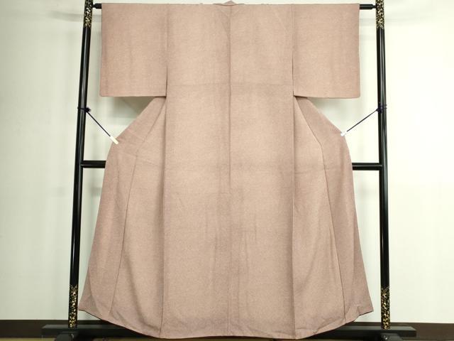 平和屋着物■上質な小紋　鹿の子文　正絹　逸品　DABK1303cd