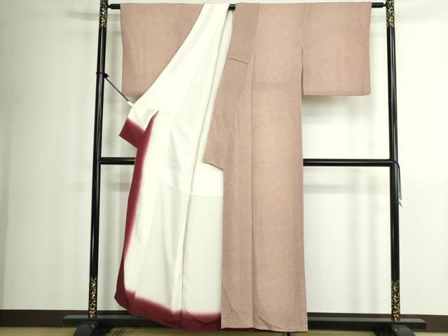 平和屋着物■上質な小紋　鹿の子文　正絹　逸品　DABK1303cd
