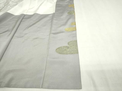 平和屋着物■豪華色留袖　駒刺繍　人物風景文　暈し染め　金銀彩　正絹　逸品　DABK1304cd