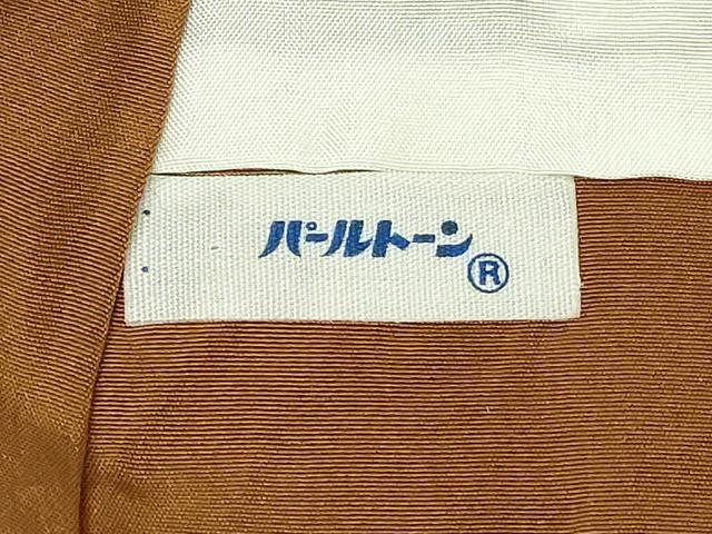 平和屋着物■上質な小紋　型染め　人物風景文　鬼しぼ縮緬　正絹　逸品　DABK1320cd