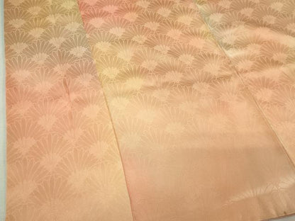 平和屋着物■上質な小紋　青海波花地紋　暈し染め　正絹　逸品　DABK1321cd
