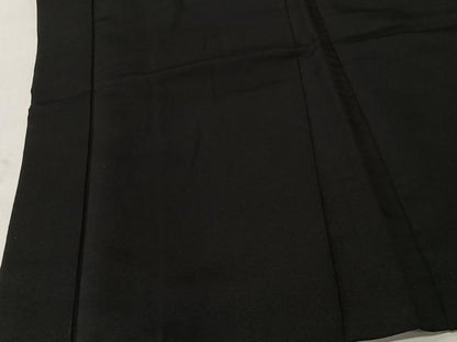 平和屋着物＃羽織　寿光織　流水飛鶴文　黒地　金銀糸　正絹　逸品　CABM6417ua