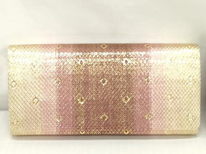 平和屋着物▼和装小物　和装バッグまとめて4点　ハンドバッグ　クラッチ　佐賀錦　草花文　亀甲花文　金銀糸　逸品　DABJ2376xg