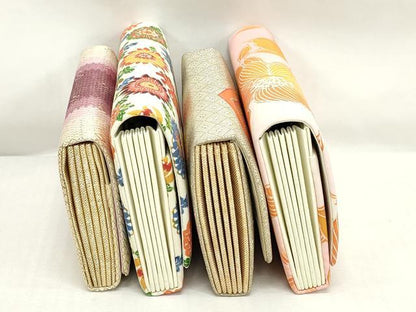平和屋着物▼和装小物　和装バッグまとめて4点　ハンドバッグ　クラッチ　佐賀錦　草花文　亀甲花文　金銀糸　逸品　DABJ2376xg
