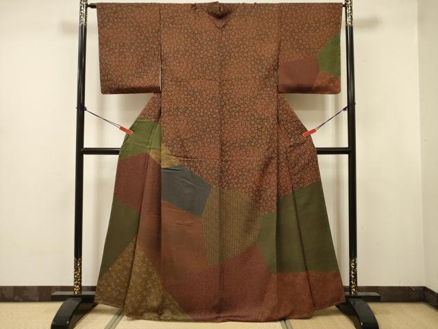 平和屋着物■訪問着　小花尽くし　正絹　逸品　未使用　DABJ9377ya