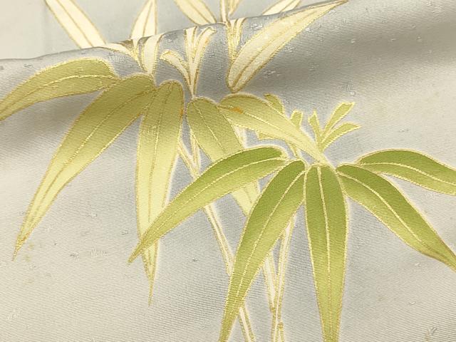 平和屋着物■訪問着　笹竹文　暈し染め　金彩　正絹　逸品　DABJ5791qp