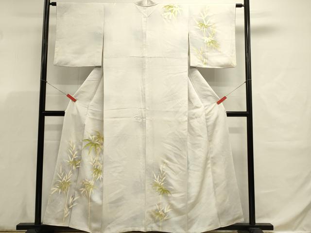 平和屋着物■訪問着　笹竹文　暈し染め　金彩　正絹　逸品　DABJ5791qp