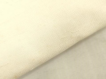平和屋着物▼羽織・コート　白生地　反物　羽尺　生成り色　逸品　未使用　DABK3725zy