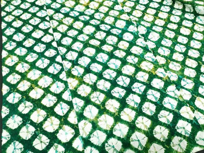 平和屋着物∴夏物　浴衣　有松鳴海絞り　蜘蛛絞り　綿　逸品　DABK1354cd
