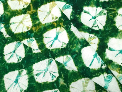 平和屋着物∴夏物　浴衣　有松鳴海絞り　蜘蛛絞り　綿　逸品　DABK1354cd