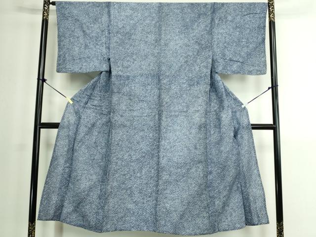 平和屋着物∴夏物　男性　浴衣　有松鳴海絞り　三浦絞り　綿　逸品　DABK1384cd
