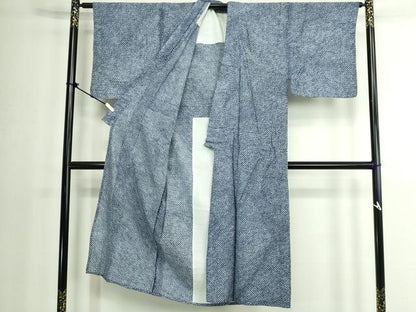 平和屋着物∴夏物　男性　浴衣　有松鳴海絞り　三浦絞り　綿　逸品　DABK1384cd