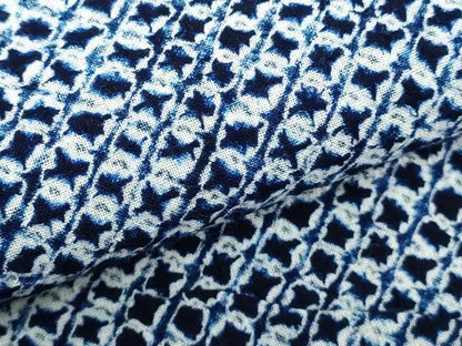 平和屋着物∴夏物　男性　浴衣　有松鳴海絞り　三浦絞り　綿　逸品　DABK1384cd
