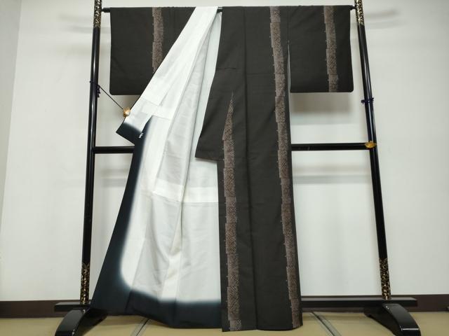 平和屋着物●本場大島紬　9マルキ　抽象文様　正絹　逸品　DABK0460ud
