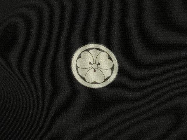 平和屋着物■豪華黒留袖　作家物　風景樹林文　金銀彩　正絹　逸品　DABK3489qa