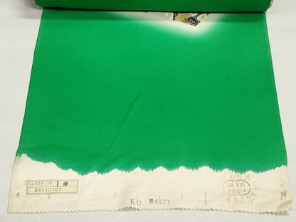 平和屋着物▼付下げ　反物　着尺　刺繍　正倉院花文　暈し染め　逸品　未使用　DABJ9610we