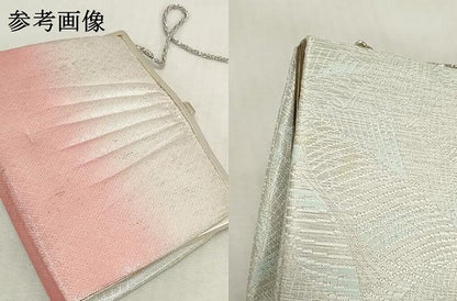 平和屋着物▼和装小物 和装バッグまとめて3点 ハンドバッグ クラッチ 佐賀錦 御所車草花文 草葉文 流水文 金銀糸 逸品 DABJ2409xg