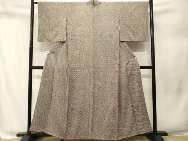 平和屋着物■大変加工の良い総絞り小紋　正絹　逸品　CABM1770ev