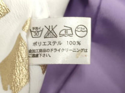 平和屋本店●お引きずり・お引き摺り　訪問着　和装　舞台　舞妓　芸妓　芸者　衣装　地紙枝松文　金彩　DABK1437cd