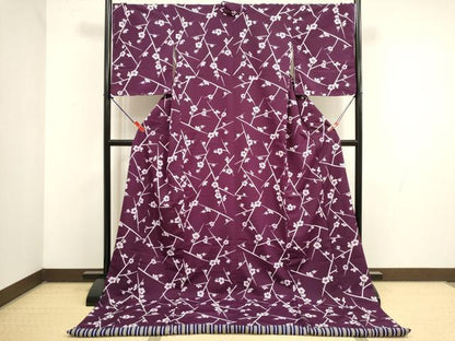 平和屋本店●お引きずり・お引き摺り　小紋　和装　舞台　舞妓　芸妓　芸者　衣装　枝梅　DABK1439cd